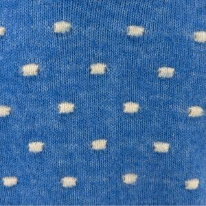 Pieces blue polka-dot sweater